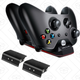 Dual Xbox One Rechargeable Battery Packs and Cradle, $18 with code 7TZW34B5